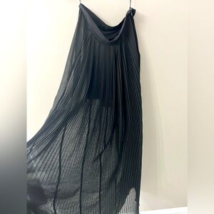 Zara pleated maxi skirt